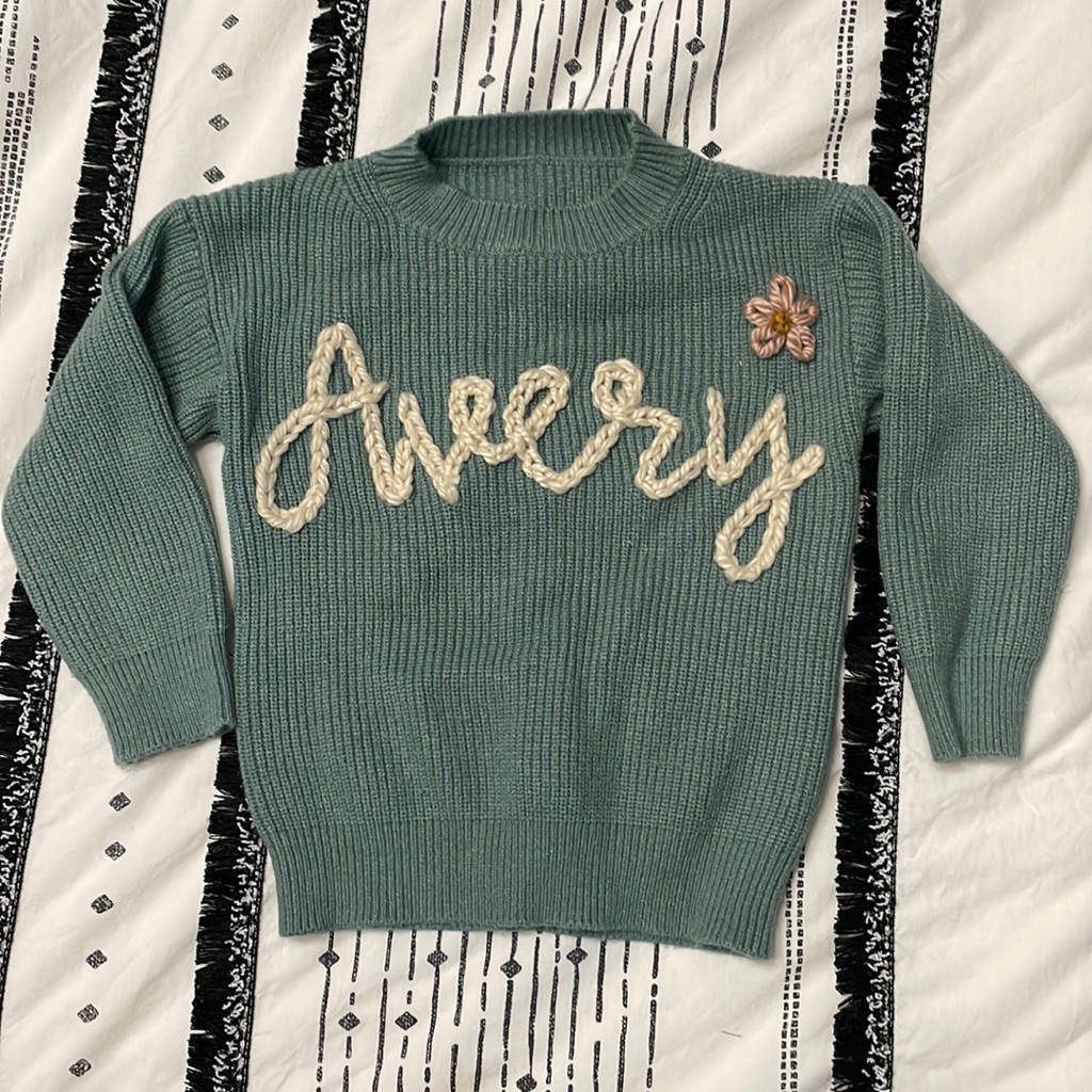 Hand Stitched Sweater Avery